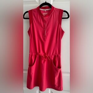 Nike Golf Dri Fit Tour Performance Pink Sleeveless Dress XS Athletic